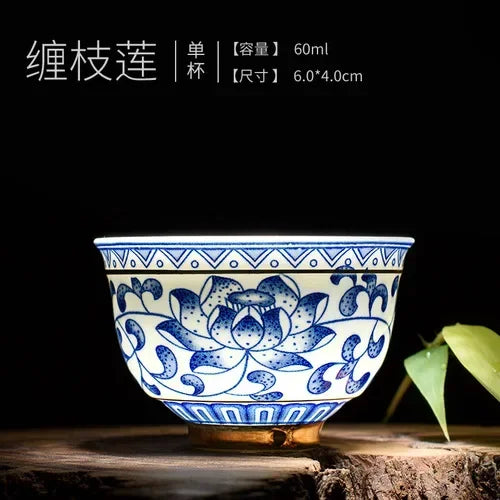 Signature Retro Porcelain Ceramic Tea Cup