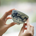 Jingdezhen Dragon Tea Cup with Hand Painted Underglaze