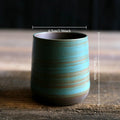 Wabi-Sabi Handcrafted Stoneware Tea Cup: Artisanal Earth-Toned Tasting Cup