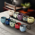 Japanese Style Vintage Kung Fu Ceramic Water Cup (Artisan Tenmoku Teacup)