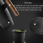 Luxury Retro Tea Cup Ceramic Mug with Filtering System