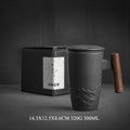Luxury Retro Tea Cup Ceramic Mug with Filtering System