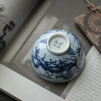 Jingdezhen Dragon Tea Cup with Hand Painted Underglaze