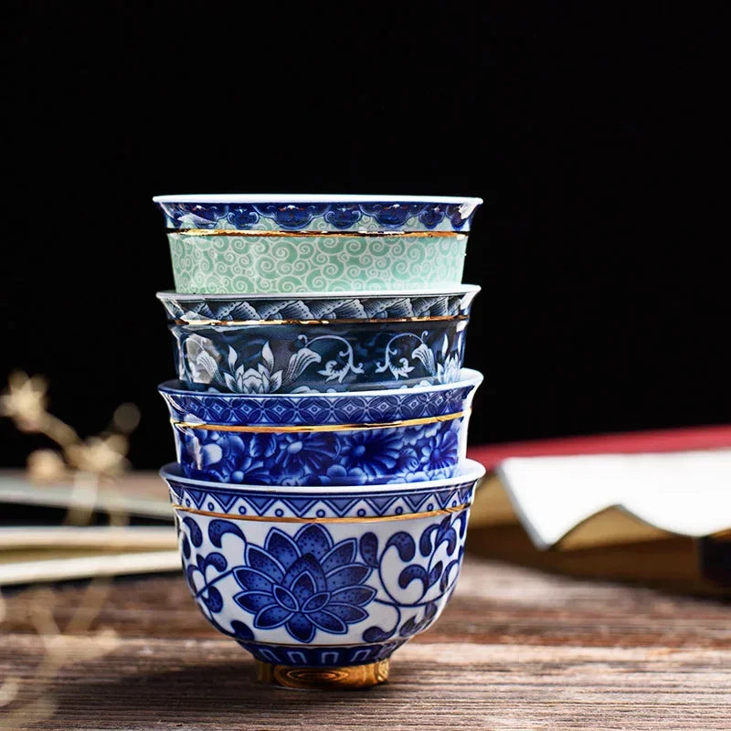 Signature Retro Porcelain Ceramic Tea Cup