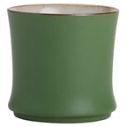 Green Glaze Bamboo Tea Cup