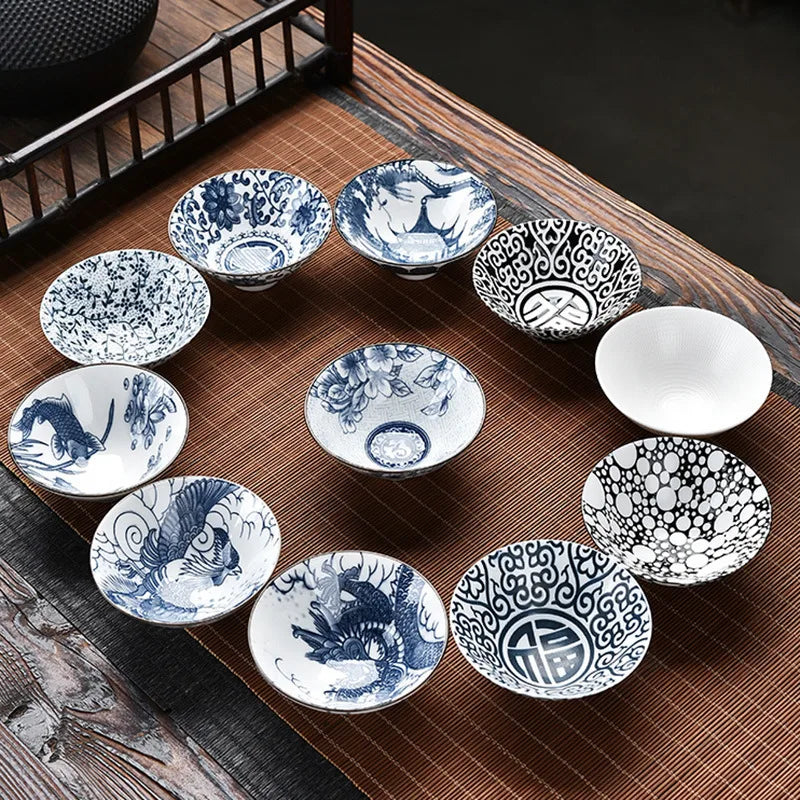Ceramic KungFu Porcelain Tea Bowls Gift Set