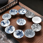 Ceramic KungFu Porcelain Tea Bowls Gift Set