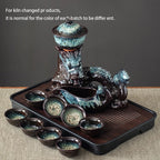 Imperial Dragon Artisan Kungfu Tea Set with Cups