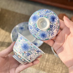 Jingdezhen Doucai Lotus Gaiwan: Imperial Elegance