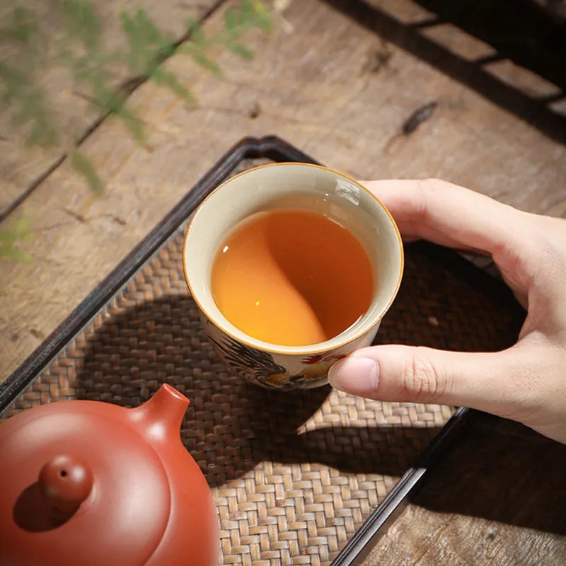 Handmade Chinese Zodiac Ceramic Tea Cup