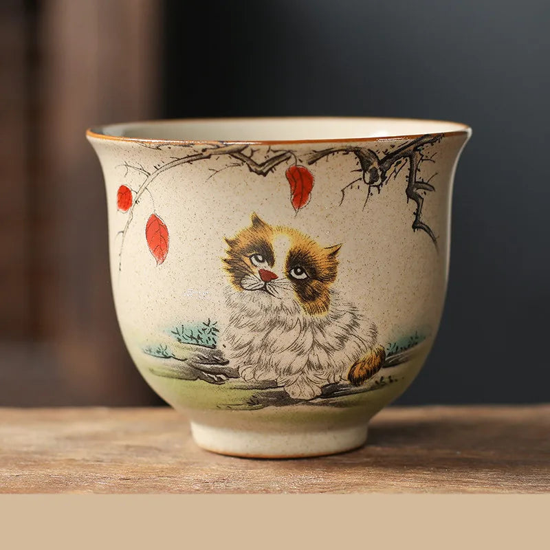 Handmade Chinese Zodiac Ceramic Tea Cup