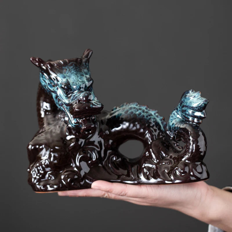 Imperial Dragon Artisan Kungfu Tea Set with Cups
