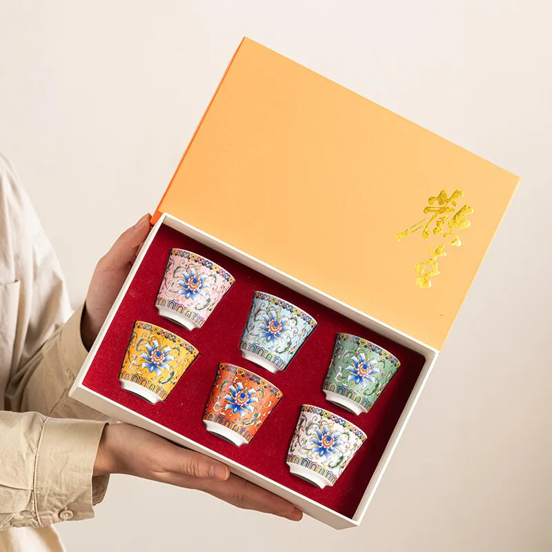 Court Style Ceramic Master Cup - Luxury Gift Box Set