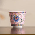 The Imperial Enamel Lotus Collection - Rose Pink Enamel Lotus