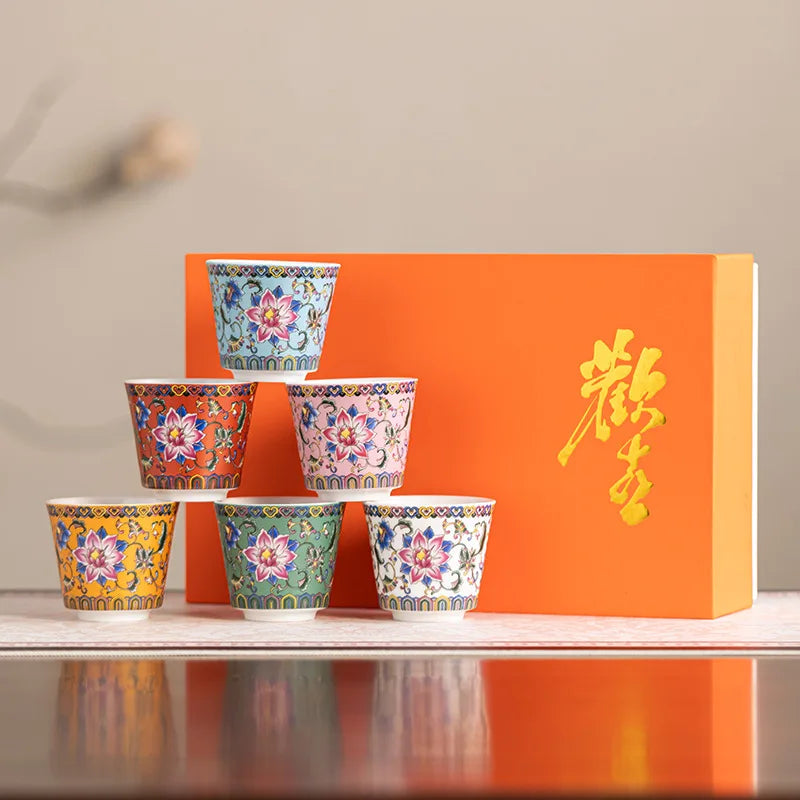 Court Style Ceramic Master Cup - Luxury Gift Box Set