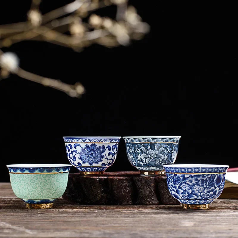 Signature Retro Porcelain Ceramic Tea Cup