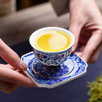 Signature Retro Porcelain Ceramic Tea Cup