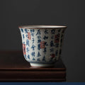 Antique Ceramic Tea Cup - Orchid Pavilion